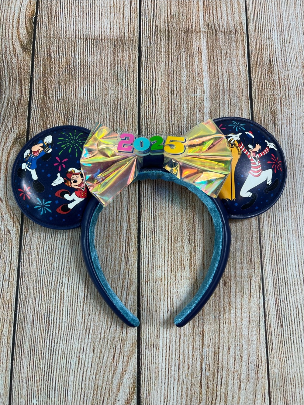 Disney Minnie Ears Headband 2025 Mickey And Friends New Years Celebration